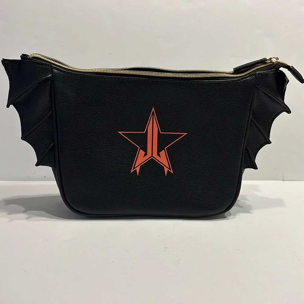 NWOT Jeffree Star LIMITED EDITION Black Batwing Cosmetic Bag